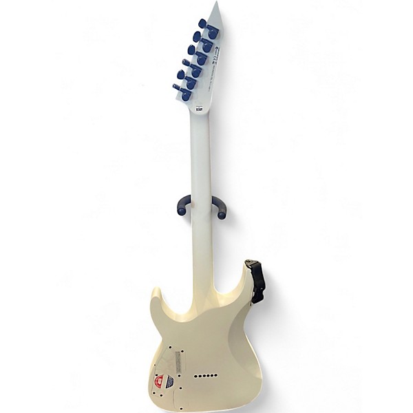 Used ESP LTD Arctic Metal White Solid Body Electric Guitar