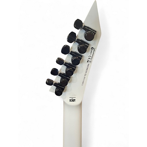 Used ESP LTD Arctic Metal White Solid Body Electric Guitar