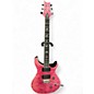 Used PRS SE Custom 24 Pink Solid Body Electric Guitar thumbnail
