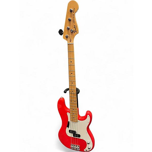 Used Fender MADE IN JAPAN LIMITED INTERNATIONAL COLOR PRECISION BASS MOROCCO RED Electric Bass Guitar