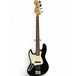 Used 2017 Fender Standard Jazz Bass Black Electric Bass Guitar