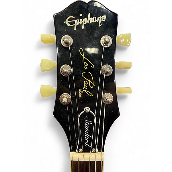 Used 2020s Epiphone Les Paul Standard 3 Color Sunburst Solid Body Electric Guitar