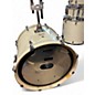Used Yamaha 5 Piece Stage Custom White Drum Kit