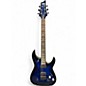 Used Schecter Guitar Research OMEN ELITE Blue Burst Solid Body Electric Guitar thumbnail