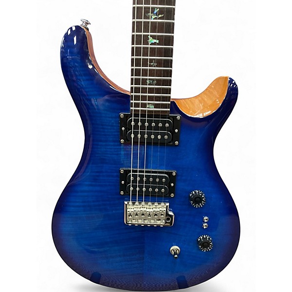 Used 2020 PRS SE2435DC Blue Solid Body Electric Guitar