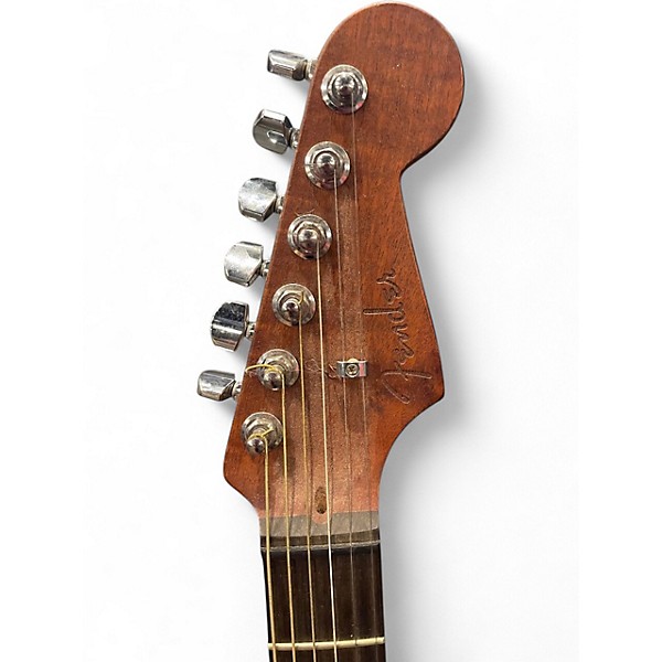 Used Fender American Acoustasonic Jazzmaster Tungsten Acoustic Electric Guitar