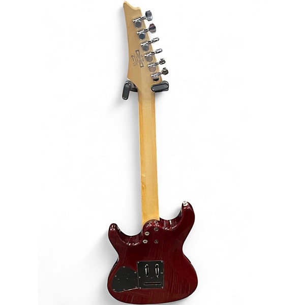 Used Ibanez SA120 Burgundy Solid Body Electric Guitar