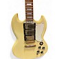 Used Epiphone Les Paul Custom Antique Ivory Solid Body Electric Guitar