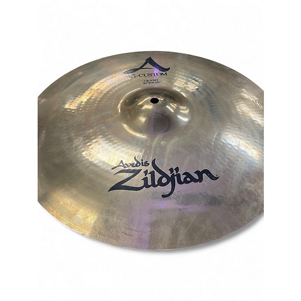 Used Zildjian 16in A CUSTOM CRASH Cymbal