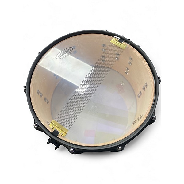 Used SJC Drums 7X14 TOUR SERIES BLACK SATIN Drum