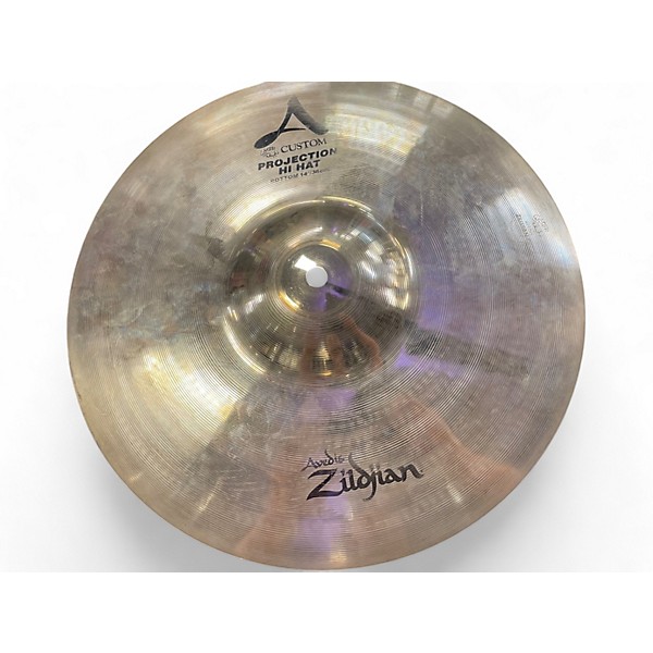 Used Zildjian 14in A CUSTOM PROJECTION HIHAT PAIR Cymbal
