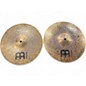 Used MEINL 14in Byzance Dark Hi Hat Pair Cymbal thumbnail