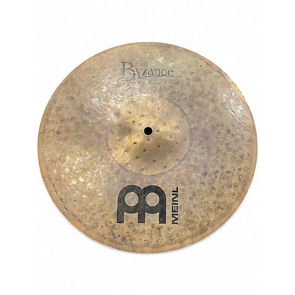 Used MEINL 14in Byzance Dark Hi Hat Pair Cymbal