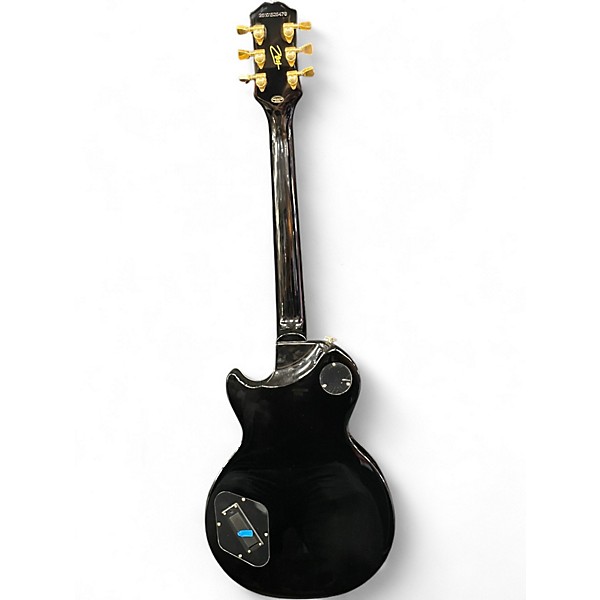 Used Epiphone Matt Heafy Les Paul Custom Black and Gold Solid Body Electric Guitar