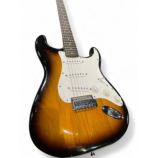 Used Squier Affinity Stratocaster 3 Color Sunburst Solid Body Electric Guitar