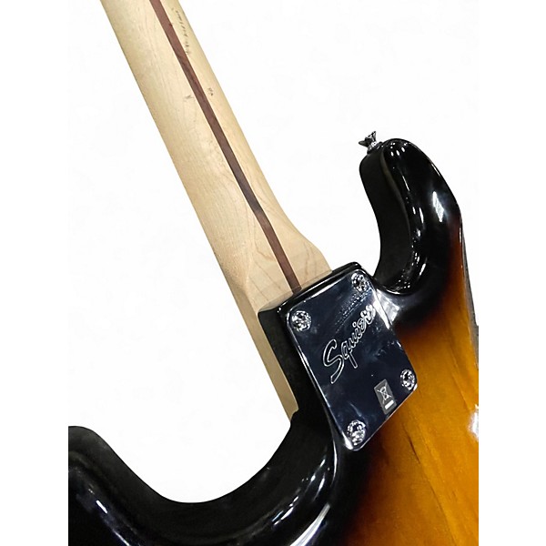 Used Squier Affinity Stratocaster 3 Color Sunburst Solid Body Electric Guitar