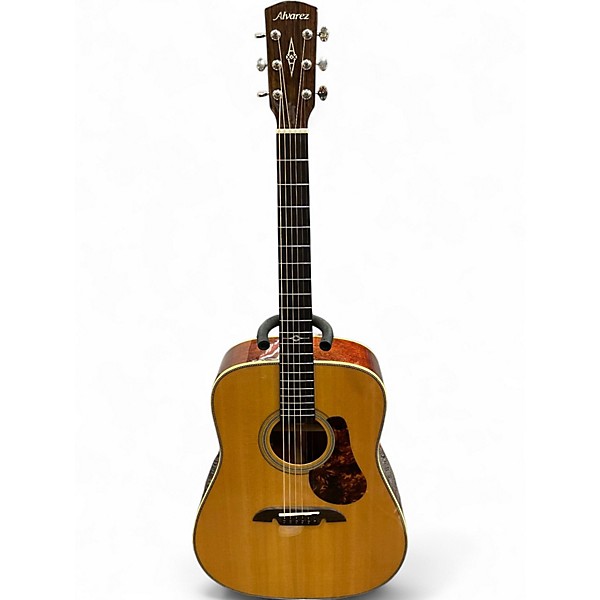 Used Alvarez MD60E Natural Acoustic Electric Guitar