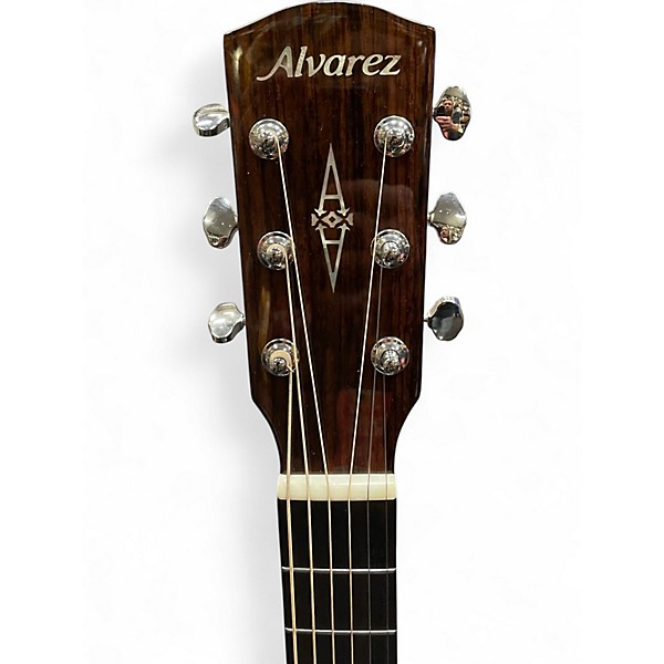 Used Alvarez MD60E Natural Acoustic Electric Guitar