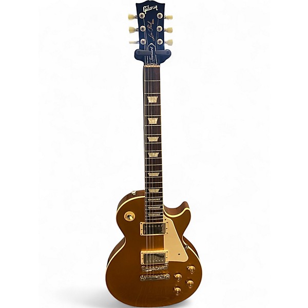 Used Gibson Les Paul Standard 1950S Neck Gold Top Solid Body Electric Guitar