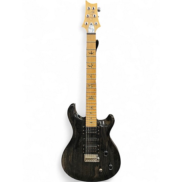 Used PRS SE Swamp Ash Special Trans Black Solid Body Electric Guitar