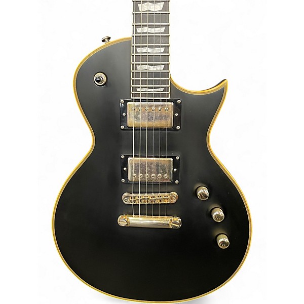 Used ESP LTD EC1000 Deluxe Satin Black Solid Body Electric Guitar