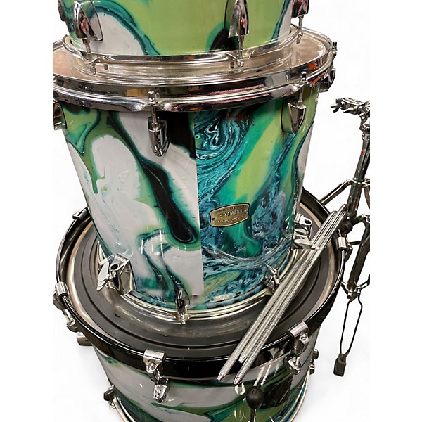 Used Yamaha 6 Piece Stage Custom MARBLE Drum Kit