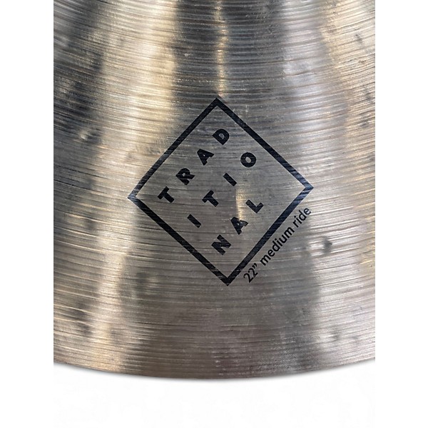 Used Istanbul Agop 22in Agop Traditional Medium Ride Cymbal