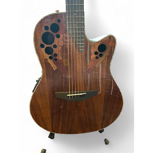 Used Ovation CE44P CELEBRITY ELITE PLUS KOA Acoustic Electric Guitar