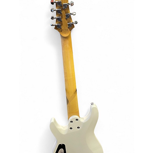 Used Schecter Guitar Research C-7 DELUXE WHITE Solid Body Electric Guitar