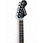 Used Starcaster by Fender Strat Black Solid Body Electric Guitar