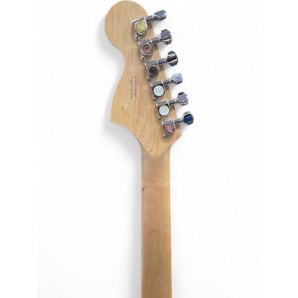Used Starcaster by Fender Strat Black Solid Body Electric Guitar