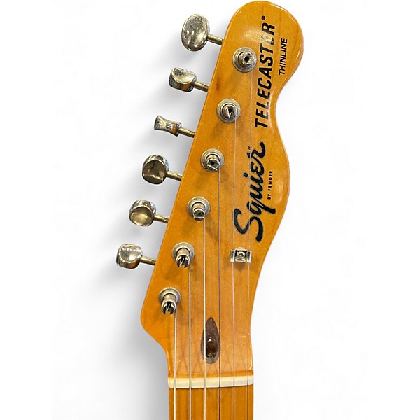 Used 2019 Squier Classic Vibe 1950S Telecaster Tobacco Sunburst Solid Body Electric Guitar