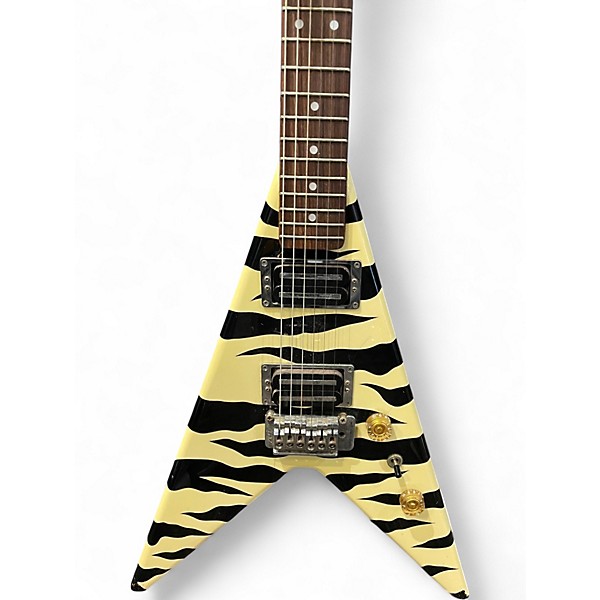Used Aria PRO II XX DELUXE ZEBRA Solid Body Electric Guitar