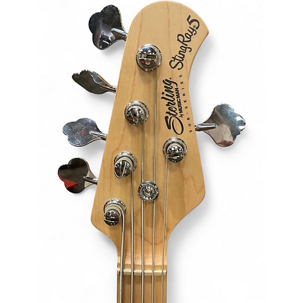 Used Sterling by Music Man Ray5 5 String Black Electric Bass Guitar