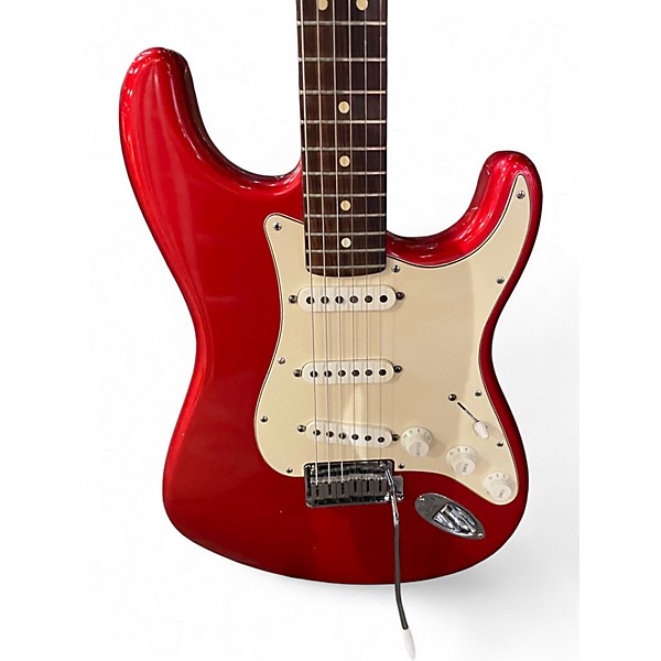 Used Fender American Standard Stratocaster Chrome Red Solid Body Electric Guitar