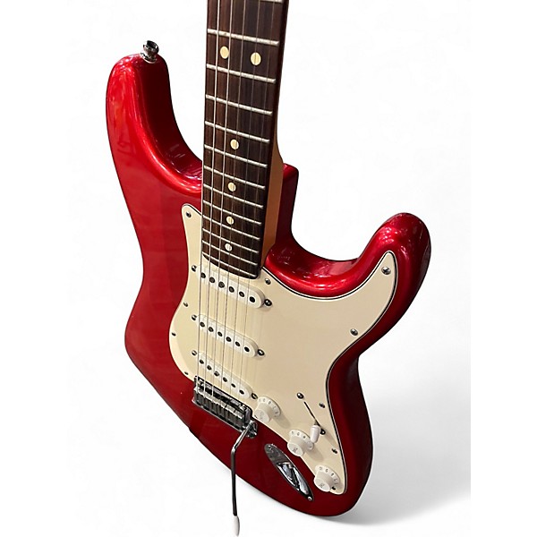 Used Fender American Standard Stratocaster Chrome Red Solid Body Electric Guitar