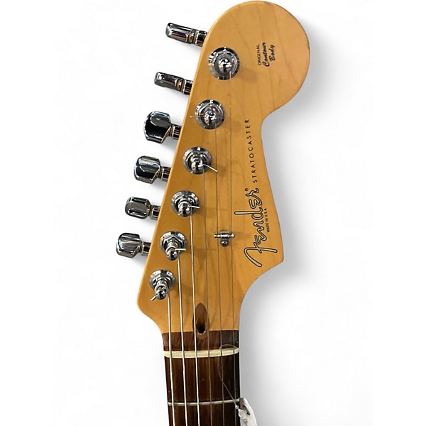 Used Fender American Standard Stratocaster Chrome Red Solid Body Electric Guitar