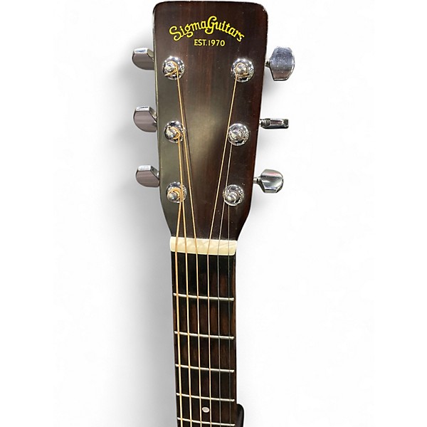 Vintage 1980s SIGMA DM3M Natural Acoustic Guitar
