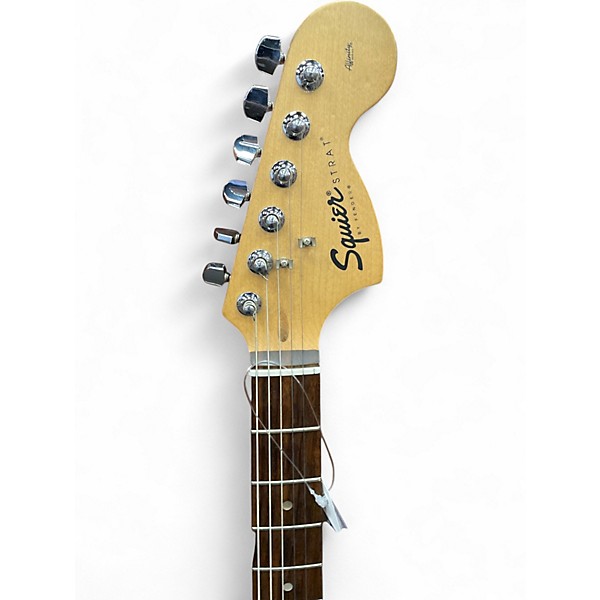 Used Squier Affinity Stratocaster Natural Solid Body Electric Guitar