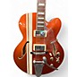 Used Ibanez AFS80T Artcore Metallic Orange Hollow Body Electric Guitar