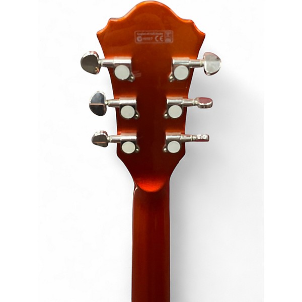 Used Ibanez AFS80T Artcore Metallic Orange Hollow Body Electric Guitar