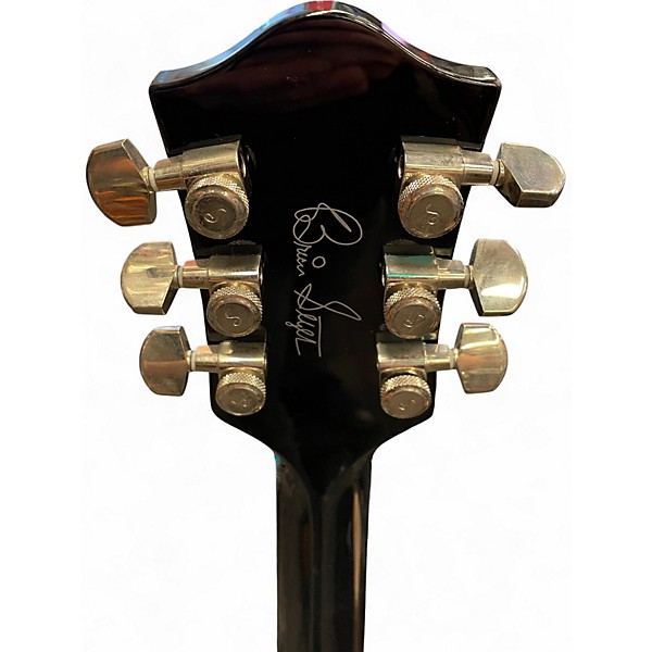 Used Gretsch Guitars G6120BSNV BRIAN SETZER SIGNATURE Black Hollow Body Electric Guitar