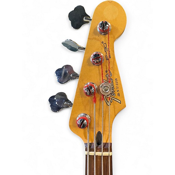 Vintage 1990 Fender JP-90 Black Electric Bass Guitar