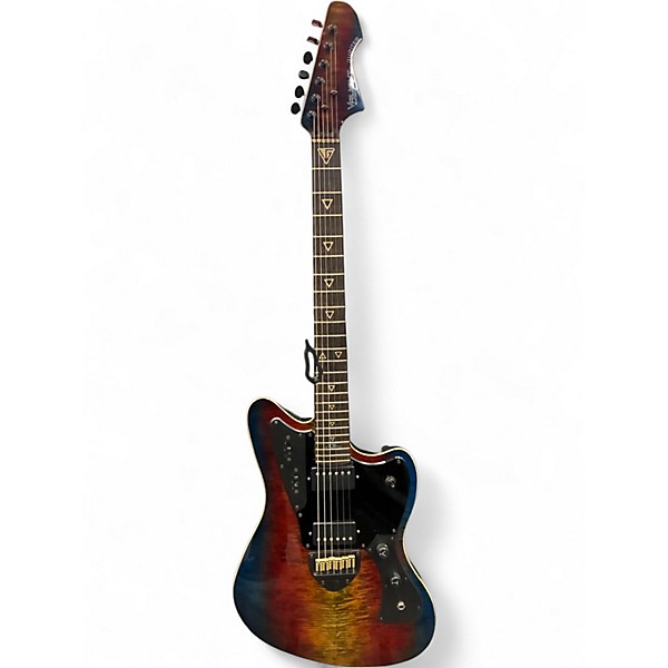 Used Valiant Jupiter Afterglow FMT Solid Body Electric Guitar