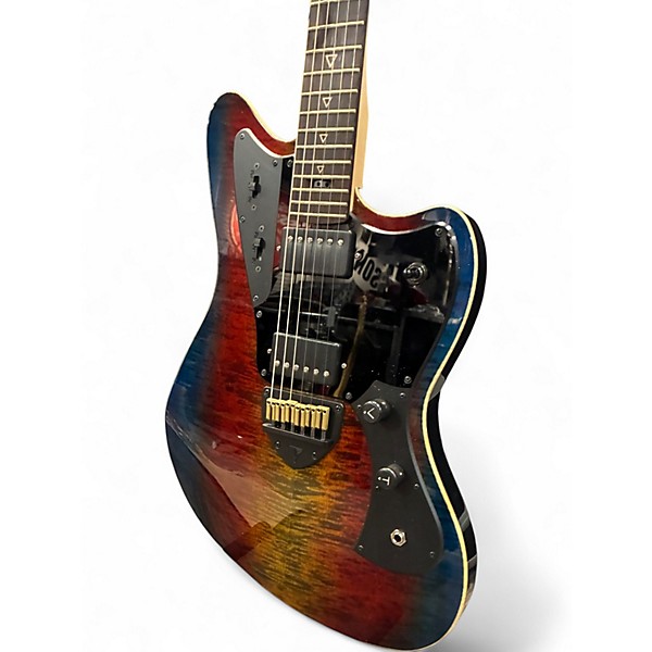 Used Valiant Jupiter Afterglow FMT Solid Body Electric Guitar