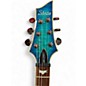 Used Schecter Guitar Research Omen Extreme 6 Ocean Blue Burst Solid Body Electric Guitar