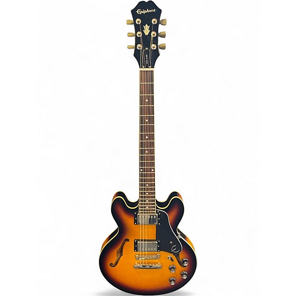 Used Epiphone ES339 Vintage Sunburst Hollow Body Electric Guitar