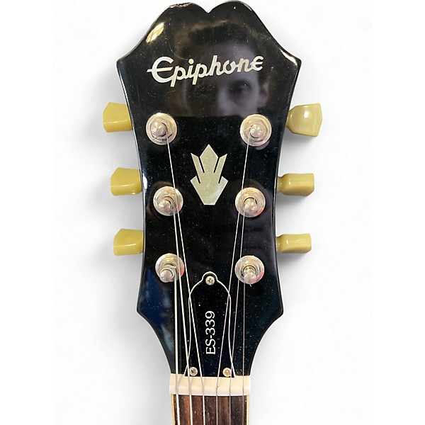 Used Epiphone ES339 Vintage Sunburst Hollow Body Electric Guitar