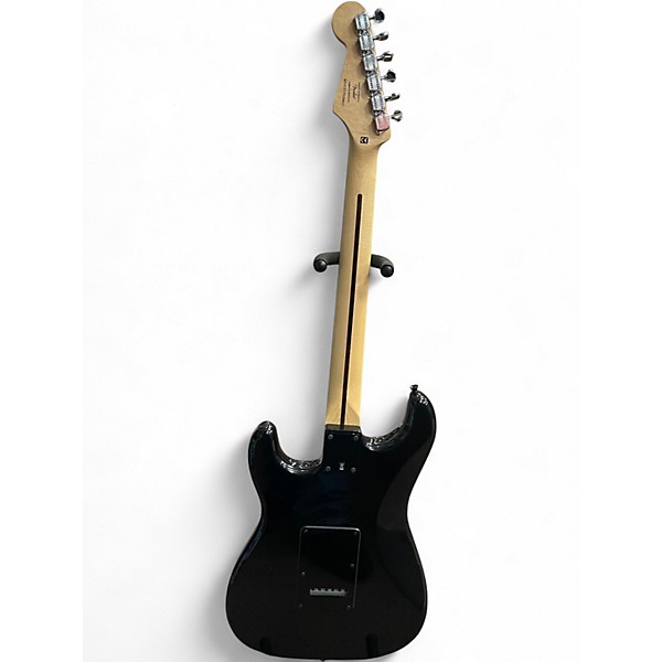 Used Squier Bullet Stratocaster HSS Black Solid Body Electric Guitar