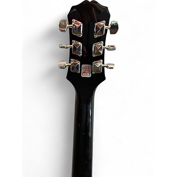 Used Epiphone Les Paul Special Black with Silver Pinstripes Solid Body Electric Guitar